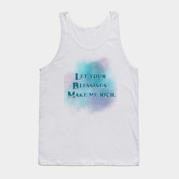 Proverbs 10:22 Tank Top by Seeds of Authority